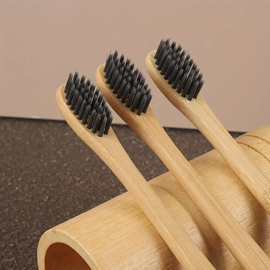6 Pack Soft Bristle Bamboo Toothbrushes